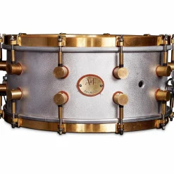 A&F Drum Co A&F'ers 14 x 4 in. Aluminum Snare with Untreaded Brass Hardware (Bell Series Snares)