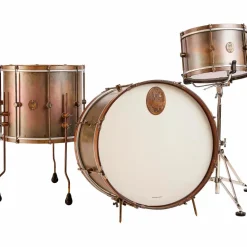 A&F Drum Co Royal Brass 3-Piece Shell Pack