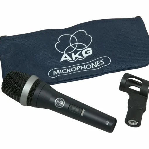 AKG D5 S Supercardioid Dynamic Vocal Microphone with On/Off Switch