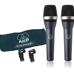 AKG D5 Supercardioid Handheld Dynamic Microphone (2-Pack)