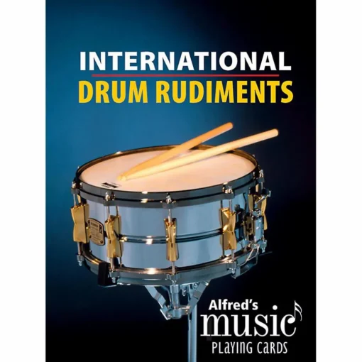 Alfred Alfred's Music Playing Cards: International Drum Rudiments - Card Deck (1 Pack)