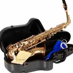 Allora AAS-580 Chicago Series Alto Saxophone Un-Lacquered Unlacquered Keys