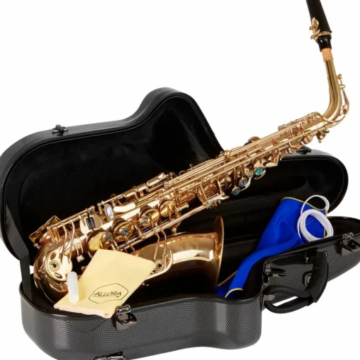 Allora AAS-580 Chicago Series Alto Saxophone Un-Lacquered Unlacquered Keys