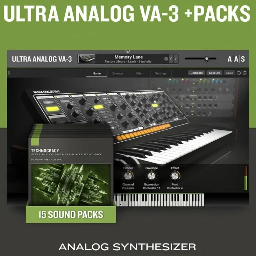 Applied Acoustics Systems Ultra Analog VA-3 + Packs (Download)