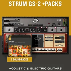 Applied Acoustics Systems Funky Cat - Sound Pack for the Free AAS Player or Strum GS-2 (Download)