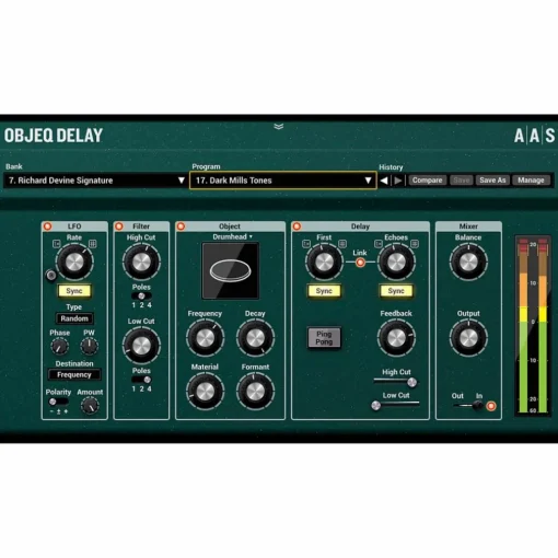 Applied Acoustics Systems Objeq Delay