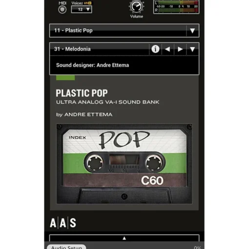 Applied Acoustics Systems Sound Bank Series Ultra Analog VA-2 - Plastic Pop
