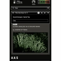 Applied Acoustics Systems Sound Bank Series Ultra Analog VA-2 - Raw