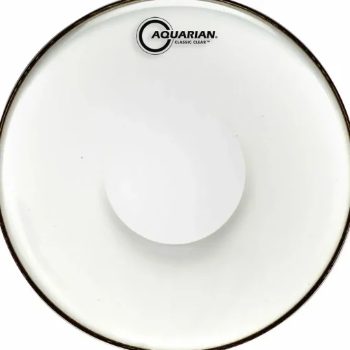 Aquarian Classic Clear With Power Dot Tom Head 6 in.