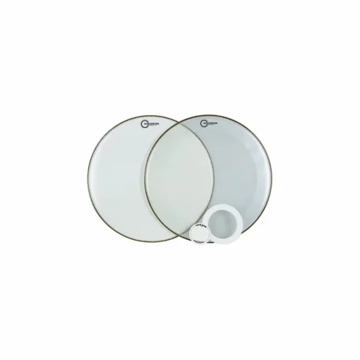 Aquarian Force Series Bass Drum Head Pak White 22 in.