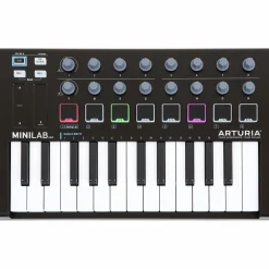 Arturia MiniLab MkII Mini Hybrid Keyboard Controller Black Edition