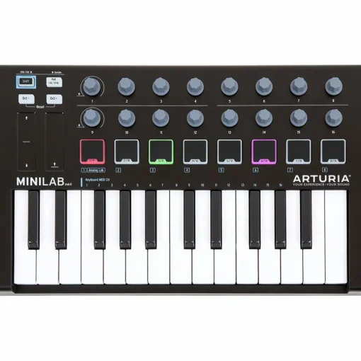 Arturia MiniLab MkII Mini Hybrid Keyboard Controller Black Edition