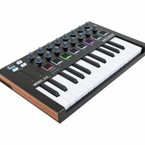 Arturia MiniLab MkII Mini Hybrid Keyboard Controller Black Edition