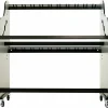 A&S Crafted Products Band Room Double-Stack Guitar Shelf Rack 69.5 x 68.375 x 30.25 in.