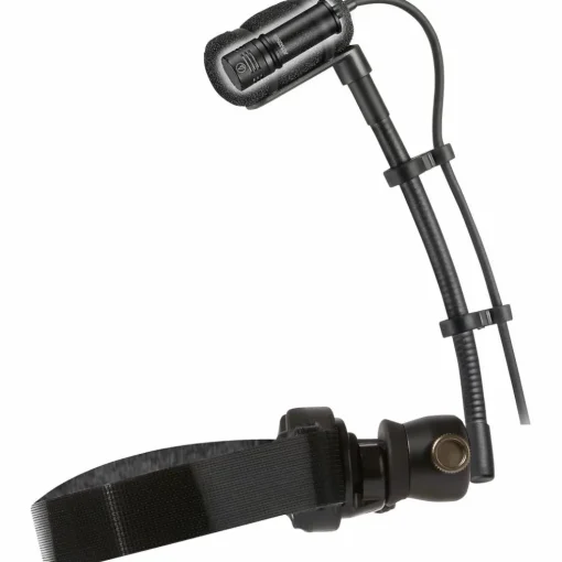 Audio-Technica ATM350W Cardioid Condenser Instrument Microphone with Woodwind Mounting System (5" Gooseneck)