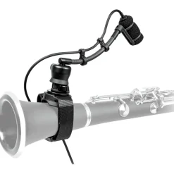 Audio-Technica ATM350W Cardioid Condenser Instrument Microphone with Woodwind Mounting System (5