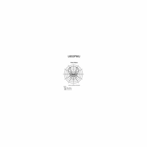 Audio-Technica U853PMU UniPoint UniLine Condenser Hanging Microphone Black