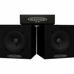 Auratone 5C Super Sound Cubes 4.5" Passive Reference Monitors with A2-30 Power Amp Black