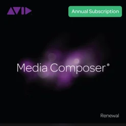 Avid Media Composer 1-Year Subscription Renewal + Updates/Support (Download)