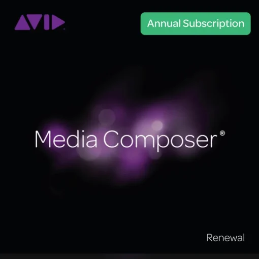 Avid Media Composer 1-Year Subscription Renewal + Updates/Support (Download)
