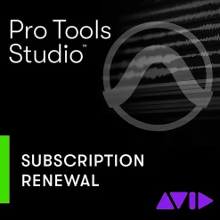 Avid Pro Tools | Studio 1-Year Subscription Updates and Support, Renewal for Subscription Licenses - One-Time Payment