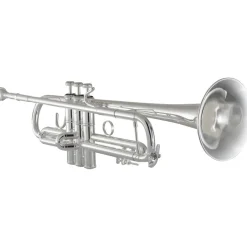 Bach 180 Stradivarius 43 Bell Series Professional Bb Trumpet with Reverse Leadpipe Silver plated Yellow Brass Bell