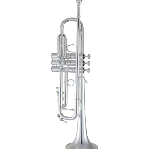 Bach 180 Stradivarius 43 Bell Series Professional Bb Trumpet with Reverse Leadpipe Silver plated Yellow Brass Bell