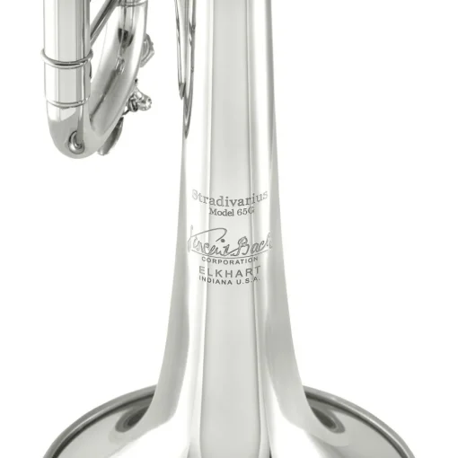 Bach 190 Stradivarius 65 Bell Dual Bore Series Professional Bb Trumpet Silver plated Gold Brass Bell