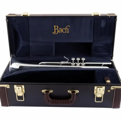 Bach 180 Stradivarius 43 Bell Series Professional Bb Trumpet with Reverse Leadpipe Silver plated Yellow Brass Bell
