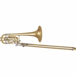 Bach 50B3 Stradivarius Series Professional Standard Wrap Double Rotor Bass Trombone Lacquer Yellow Brass Bell