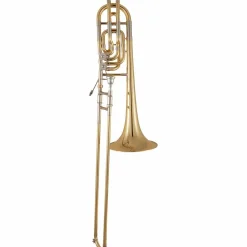 Bach 50B3 Stradivarius Series Professional Standard Wrap Double Rotor Bass Trombone Lacquer Yellow Brass Bell