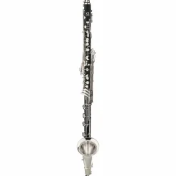 Backun Backun Alpha Low C Synthetic Bass Clarinet with Silver Plated Keys, 2-Piece Neck, Hardshell Case Silver Plated Keys Low C