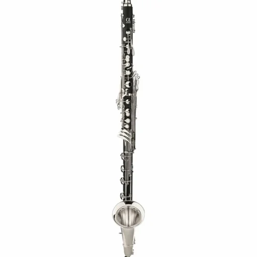 Backun Backun Alpha Low C Synthetic Bass Clarinet with Silver Plated Keys, 2-Piece Neck, Hardshell Case Silver Plated Keys Low C