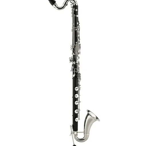 Backun Backun Alpha Low C Synthetic Bass Clarinet with Silver Plated Keys, 2-Piece Neck, Hardshell Case Silver Plated Keys Low C