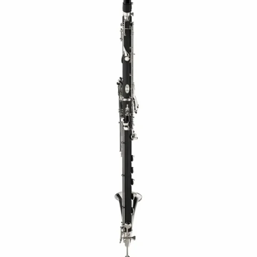 Backun Backun Alpha Low C Synthetic Bass Clarinet with Silver Plated Keys, 2-Piece Neck, Hardshell Case Silver Plated Keys Low C