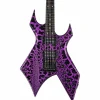 B.C. Rich Warlock Legacy Kahler Electric Guitar Purple Crackle