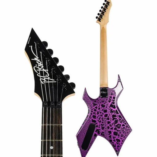 B.C. Rich Warlock Legacy Kahler Electric Guitar Purple Crackle