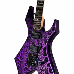B.C. Rich Warlock Legacy Kahler Electric Guitar Purple Crackle