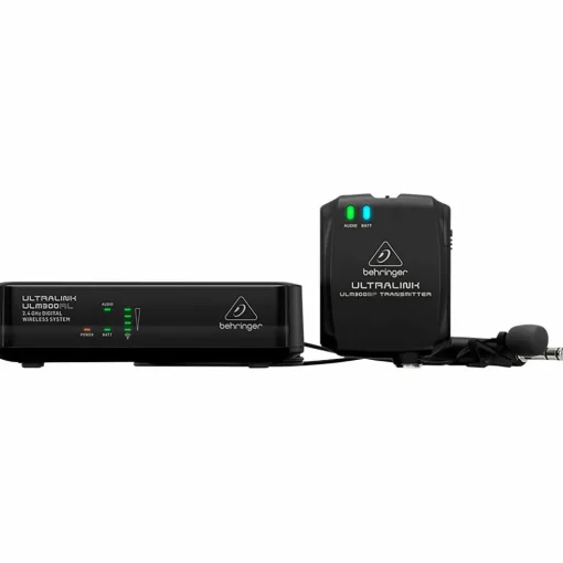 Behringer 2.4 GHz Digital Wireless System with Lavalier Microphone, Belt-Pack Transmitter and Receiver