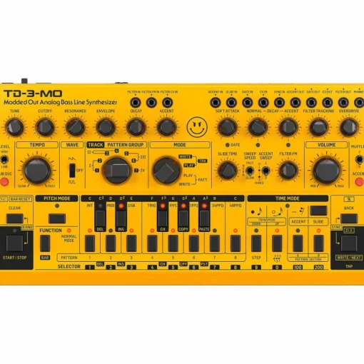 Behringer TD-3-MO-AM Analog Bass Line Synthesizer - Yellow