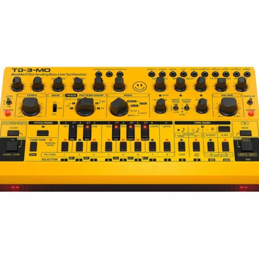 Behringer TD-3-MO-AM Analog Bass Line Synthesizer - Yellow