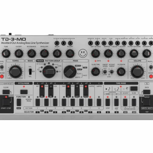 Behringer TD-3-MO-SR Analog Bass Line Synthesizer - Silver