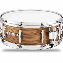 Black Swamp Percussion Dynamicx BackBeat Series Snare Drum with Zebrawood Veneer 14 x 5.5 in.