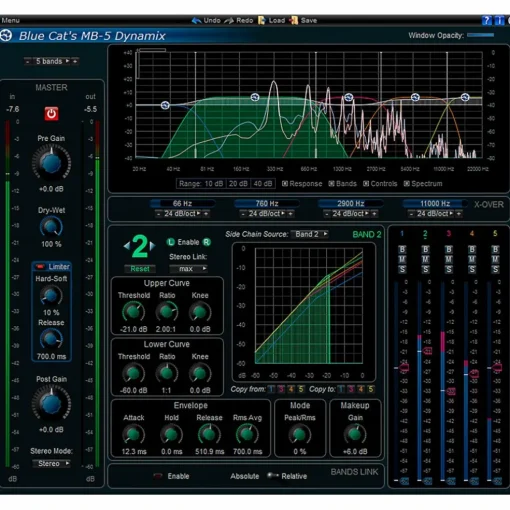 Blue Cat Audio MB-5 Dynamix Multiband Processor Software Download