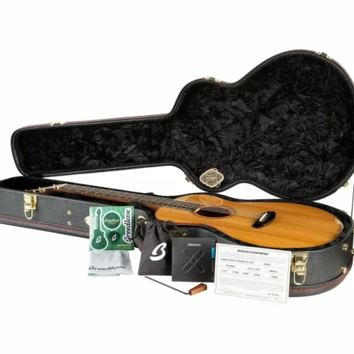 Breedlove Legacy Sunken Red Cedar-Ovangkol Thinline Concert Acoustic-Electric Guitar Natural