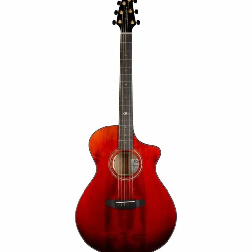 Breedlove Oregon All Myrtlewood Thinline Limited Edition Concert Cutaway Acoustic-Electric Guitar Hot Rod