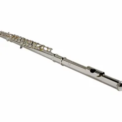BURKART Resona 300 Flute with Sterling Silver Body and Headjoint Offset-G, Split E