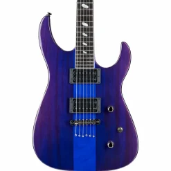 Caparison Guitars Dellinger II FX Prominence EF Electric Guitar Transparent Spectrum Blue