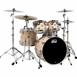 Clearance DW Collector's Series 4-Piece Shell Pack Natural Maple Chrome Hardware