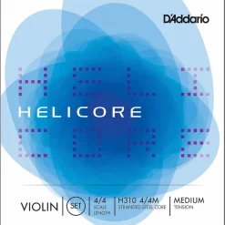 D'Addario Helicore Violin Set Strings 4/4 Size Medium